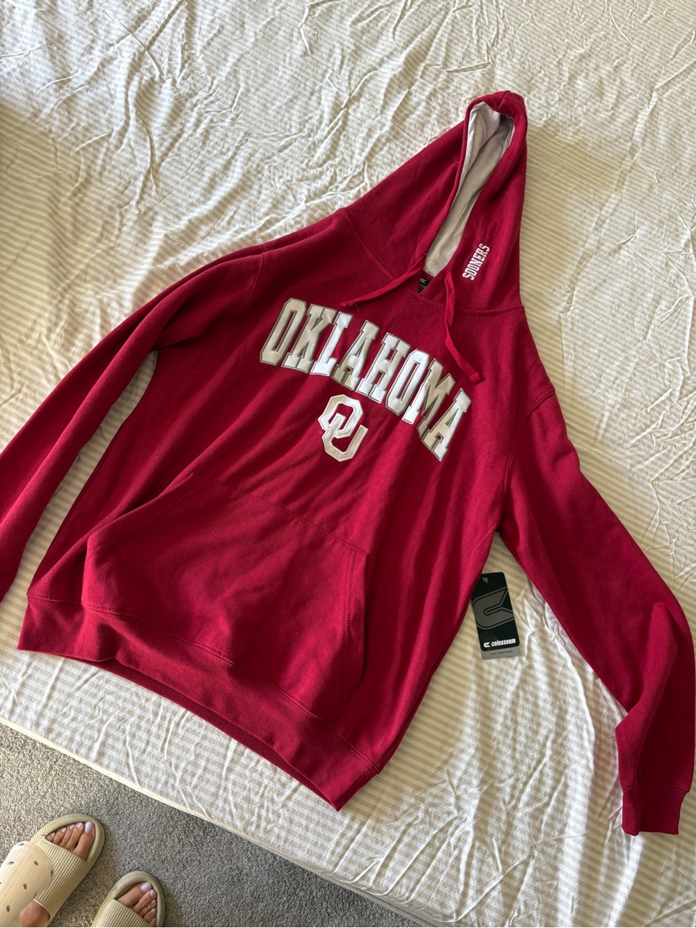 Crimson Oklahoma Sooners Hooded Sweatshirt